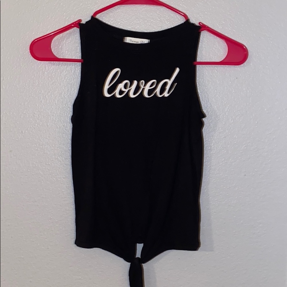 Girls sleeveless shirt
